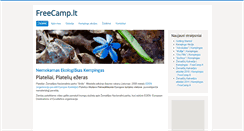 Desktop Screenshot of freecamp.lt